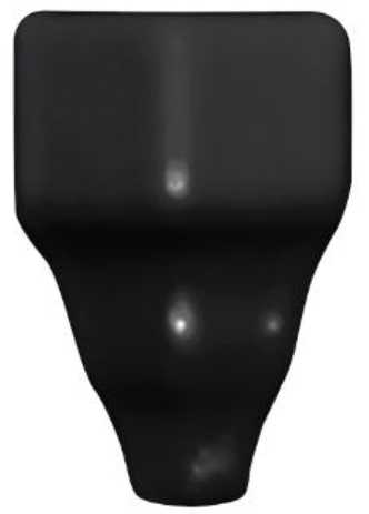 Angulo Exterior Cornisa Clasica Negro 3.5x2.7 ADNE5441