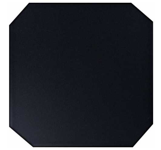 Octogono Negro 15x15 ADPV9003