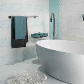 Плитка для ванной Cersanit Tiffany blue