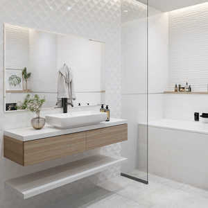 Плитка для ванной Global Tile White Planet