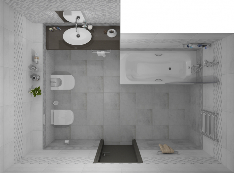 17-01-06-1180 На стену Mizar Темно-Серая - фото 6