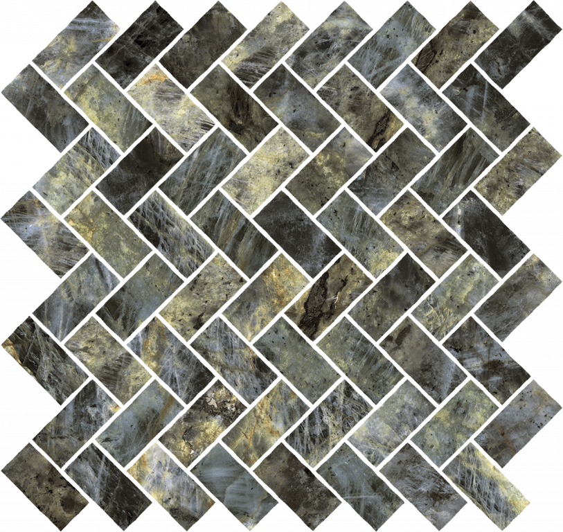 620110000219 Напольная Stellaris Madagascar Dark Mosaico Cross Nat 31.5x29.7