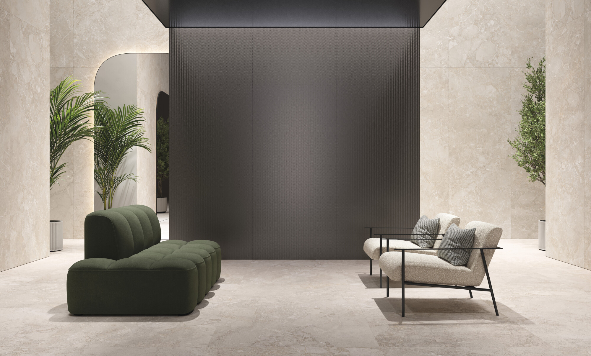 42906 На стену Museum Kromo Titanium SP/100X275/R 100x275 - фото 4