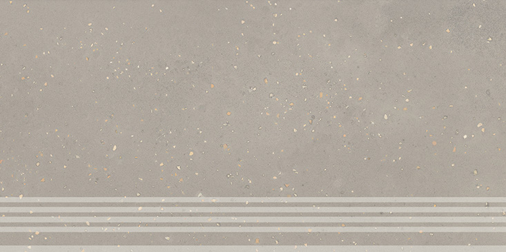 KM6060G1191R8GRF Ступень Пунтум Фронтальная серый светлый матовый обрезной 30x60x0.8