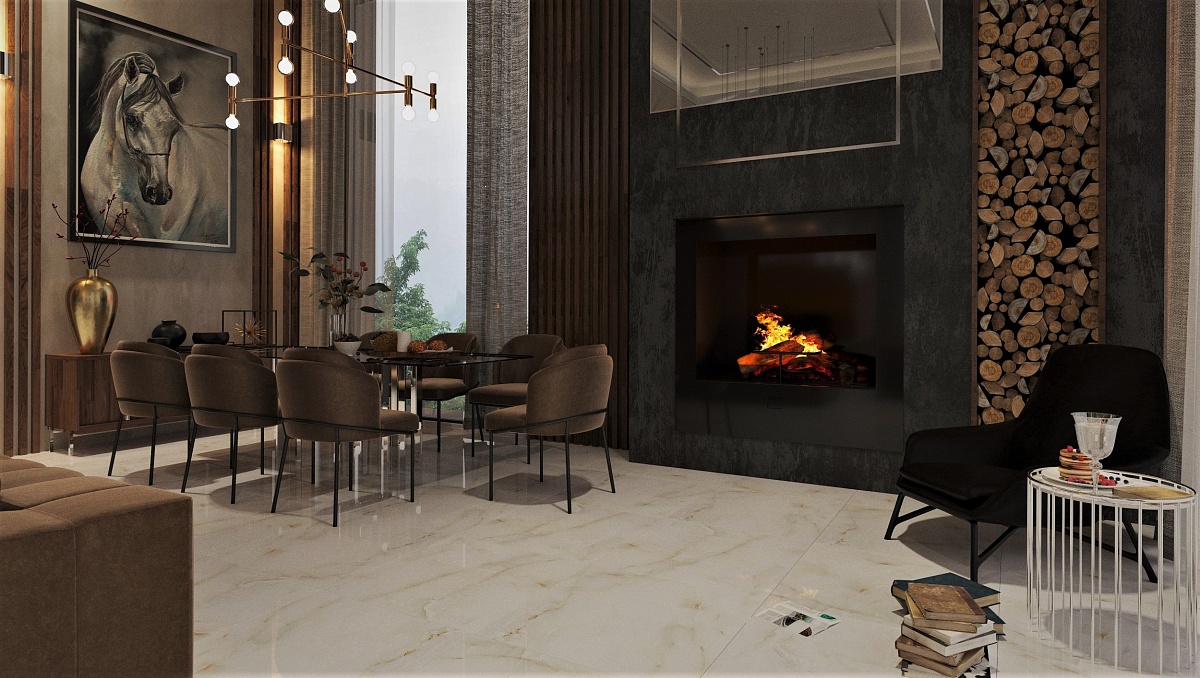 На пол Snow Onix 5748 Snow Onix Polished 60*60 - фото 15