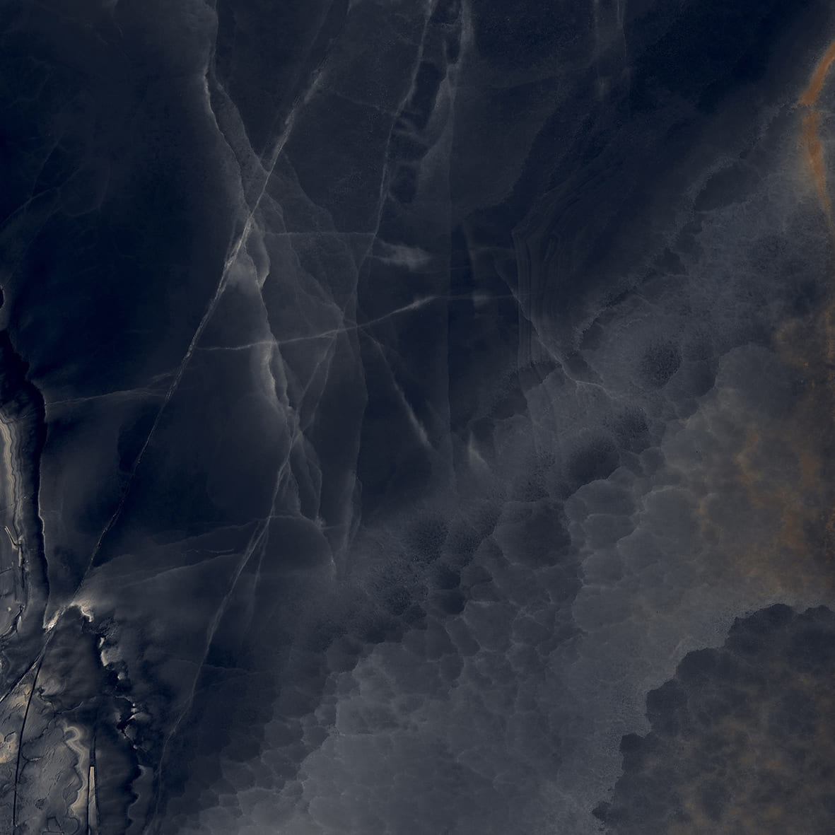 На пол Interstellar Black Чёрный полированный 80х80 - фото 7