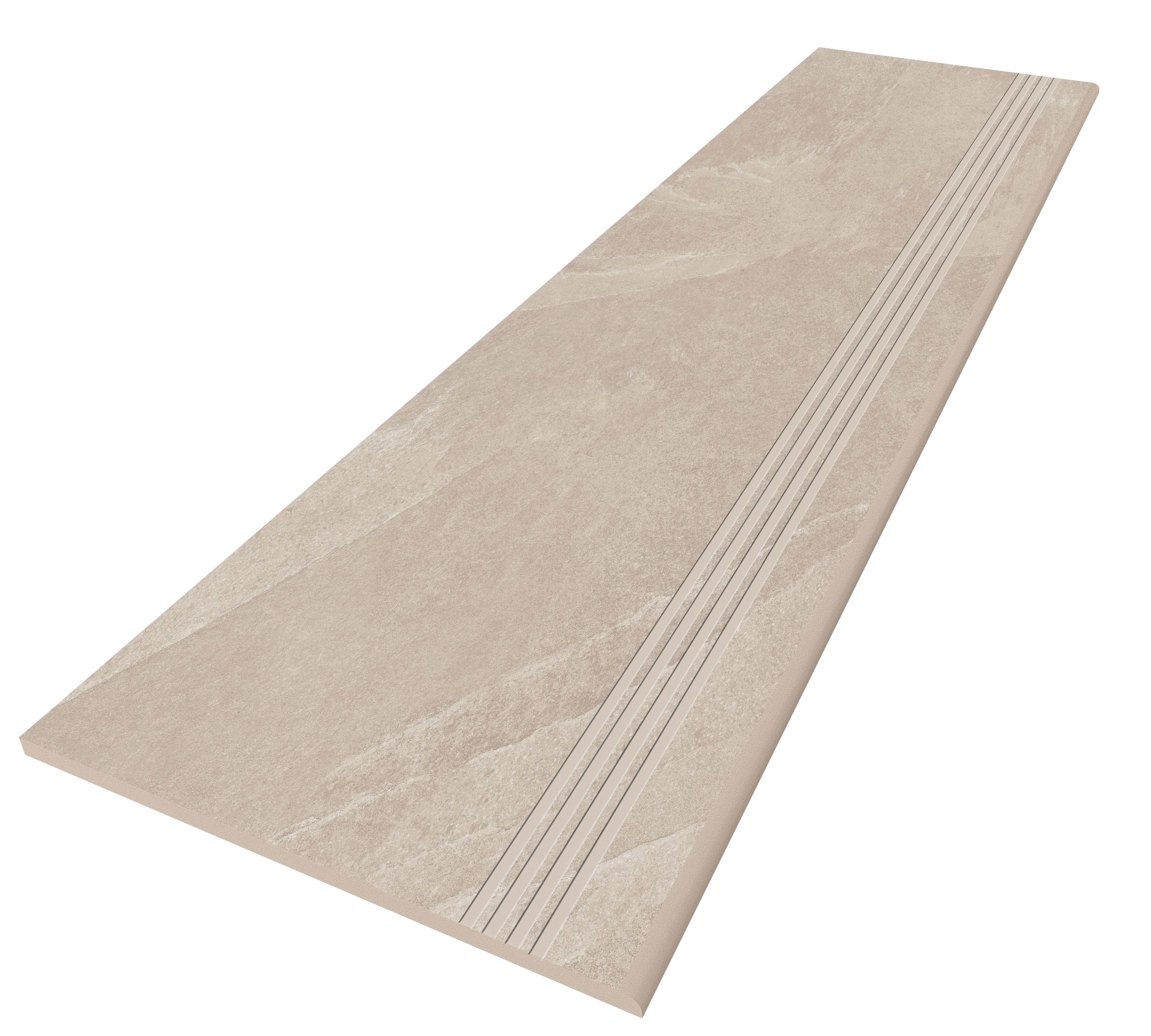 Steptrade/TE01_NS/30x120x9 Ступень Terra TE01 Бежевый Неполированный с насечками 30x120x9