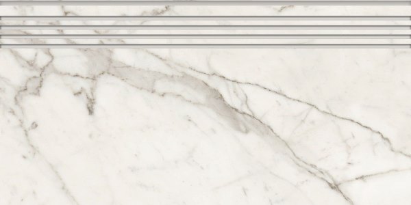 K-1000/LR/st01/294x600x10 Ступень Marble Trend Carrara 60x29.4 Лаппатированный st01