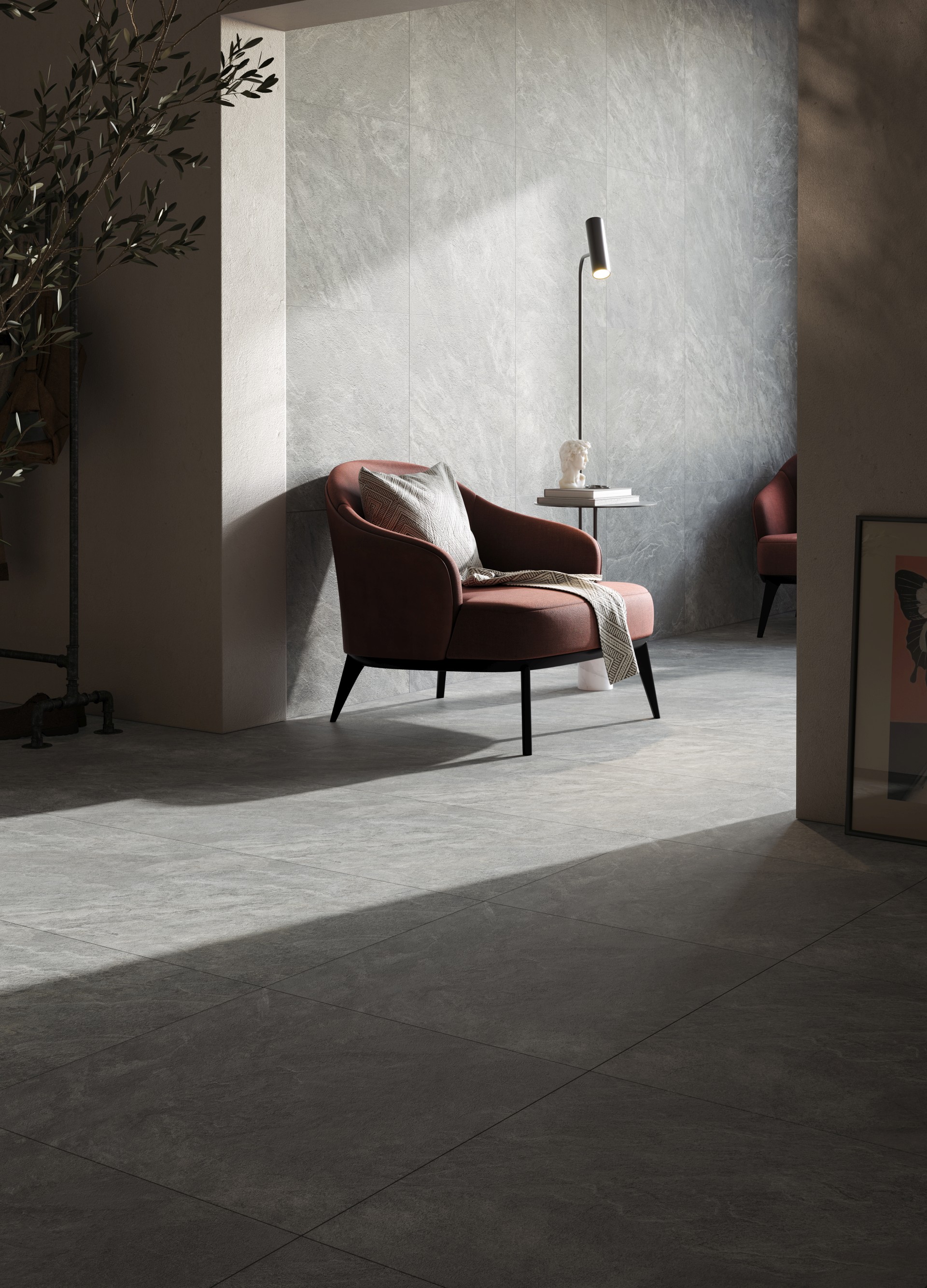 K-2210/SR/st01/300x600x9 Ступень Krater Light Grey SR 300x600x9 - фото 5