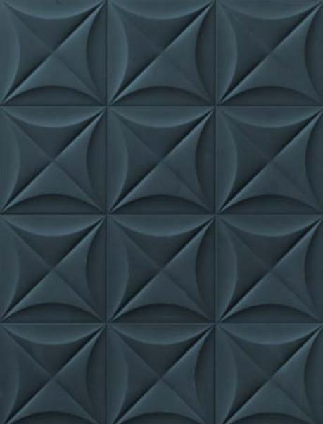 На стену 4D Flower Deep Blue