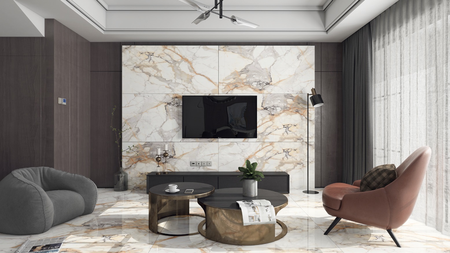 На пол Venato Carrara Venato Carrara High Glossy - фото 5