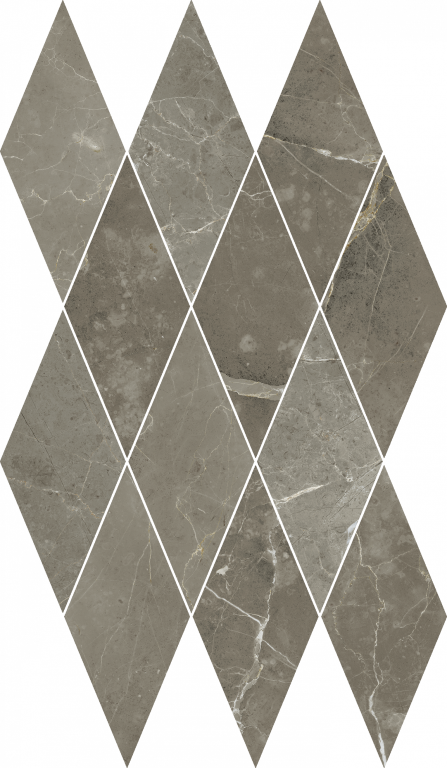 620110000207 Напольная Stellaris Tuscania Grey Mosaico Diamond Lux 28x48