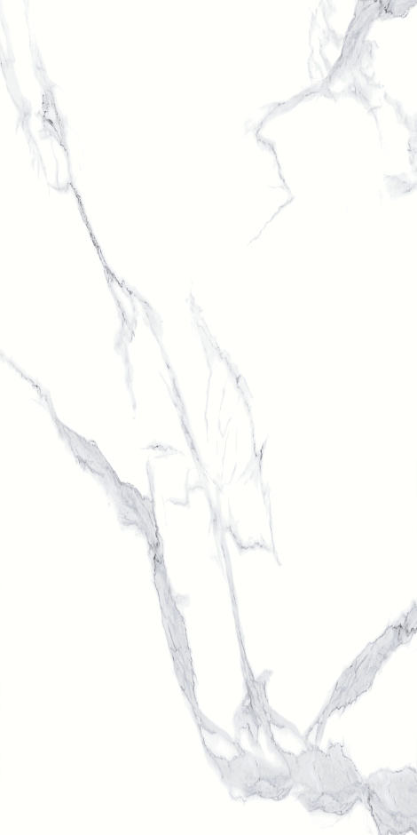 BHW-0021  На пол Calacatta White Polished (Sinking Ink) 600x1200x9