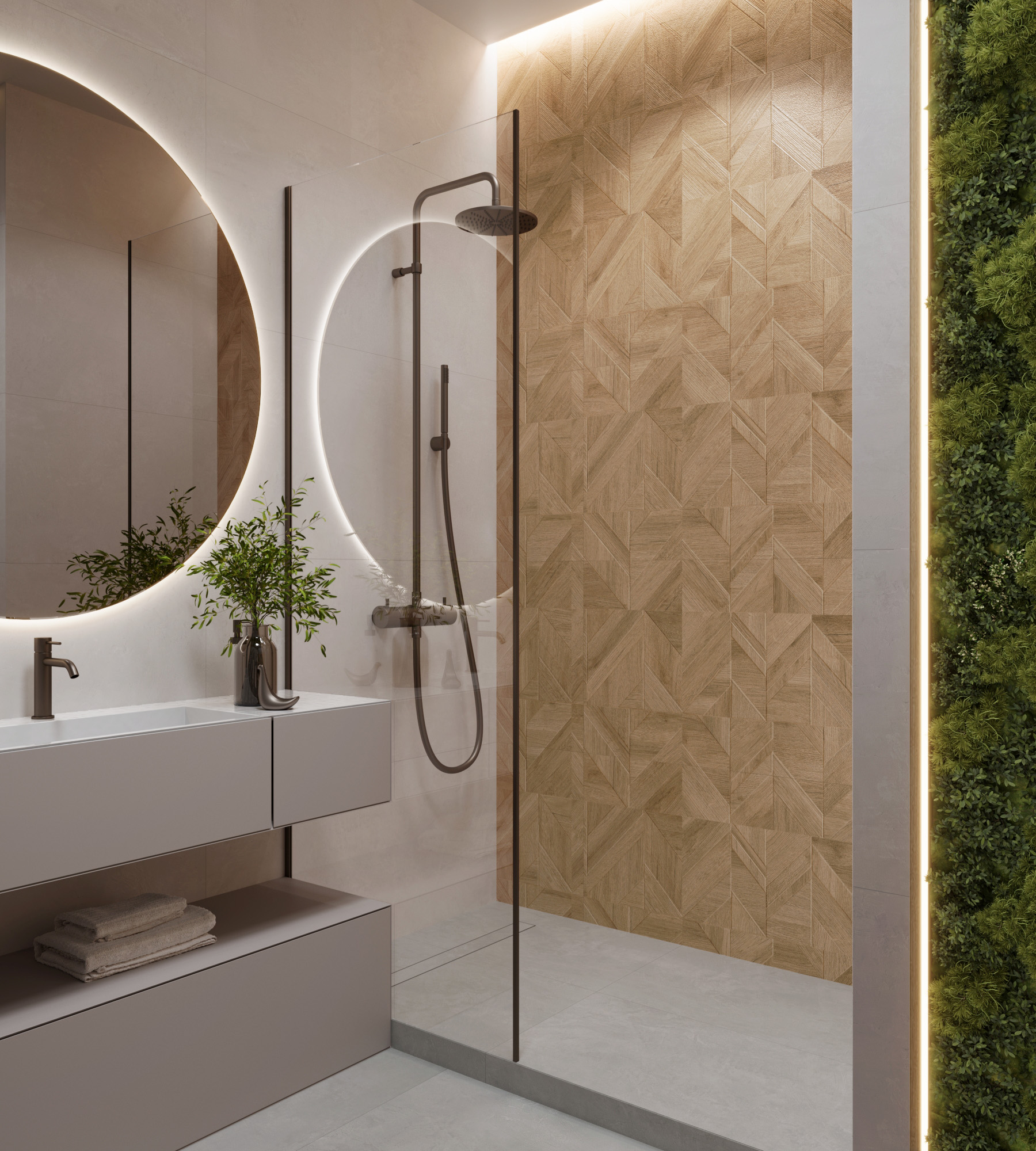 RT7011-P На стену Rockwood Beige Rustic Wood 60x120 - фото 14