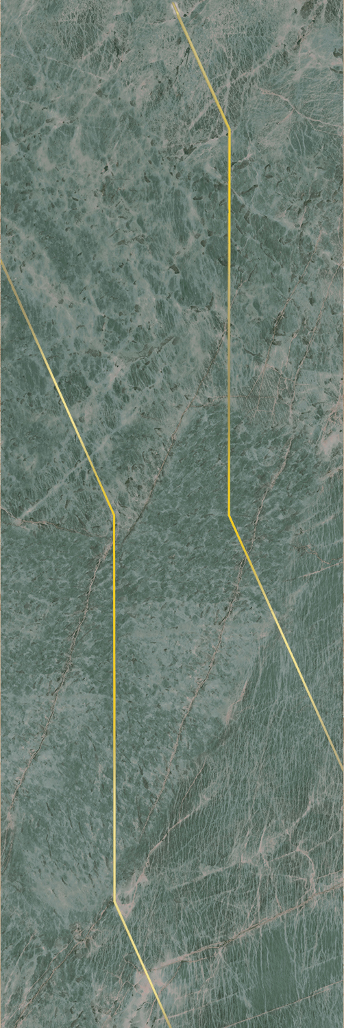 OS/C214/13116R Декор Эвора Зеленый Глянцевый Обрезной - фото 3