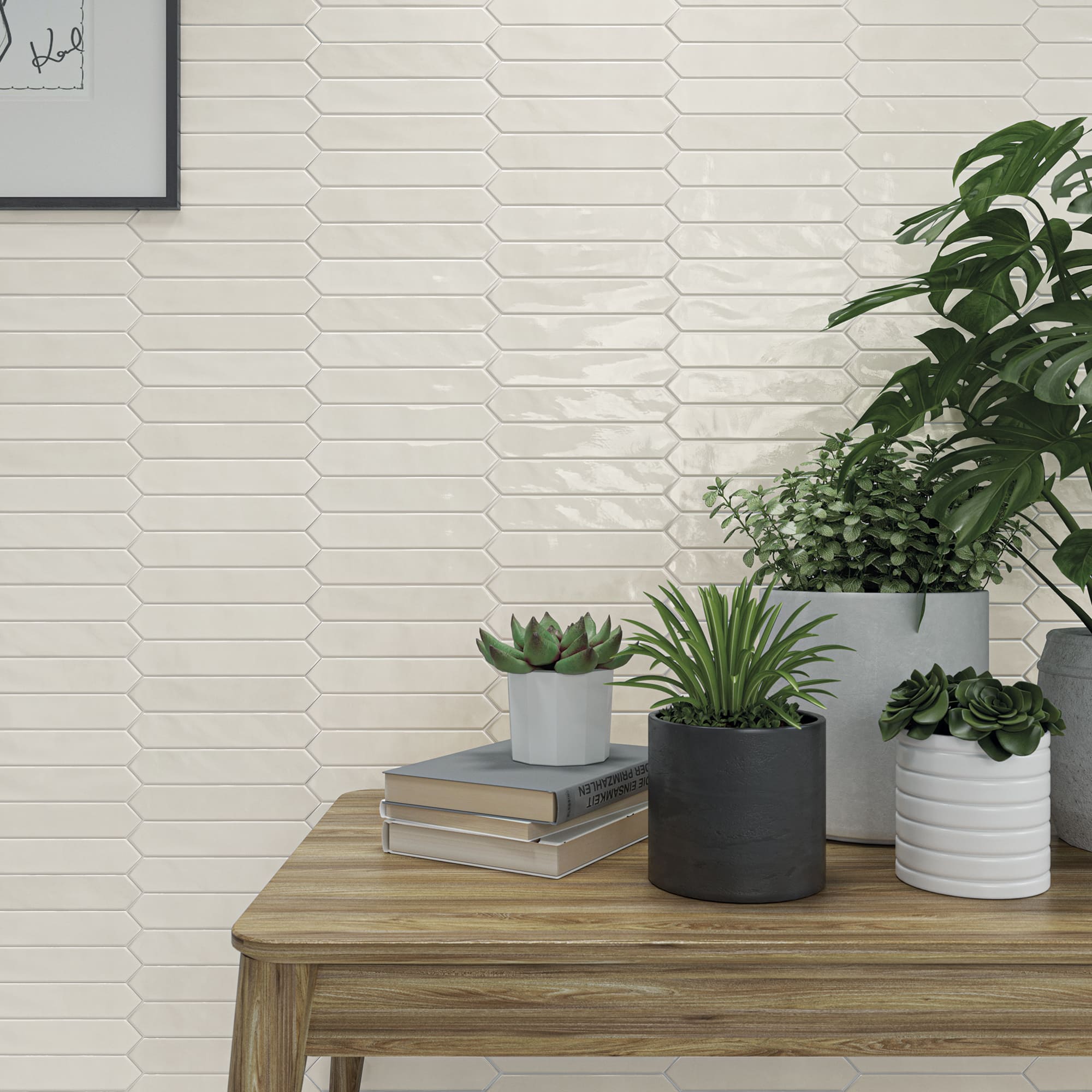 130063 На стену Spark Picket Ivory Glossy 4.3x24.3 - фото 7