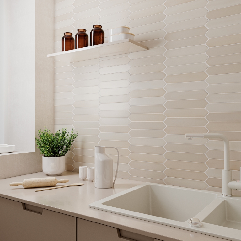 128387  На стену Candy White 5x20 - фото 3