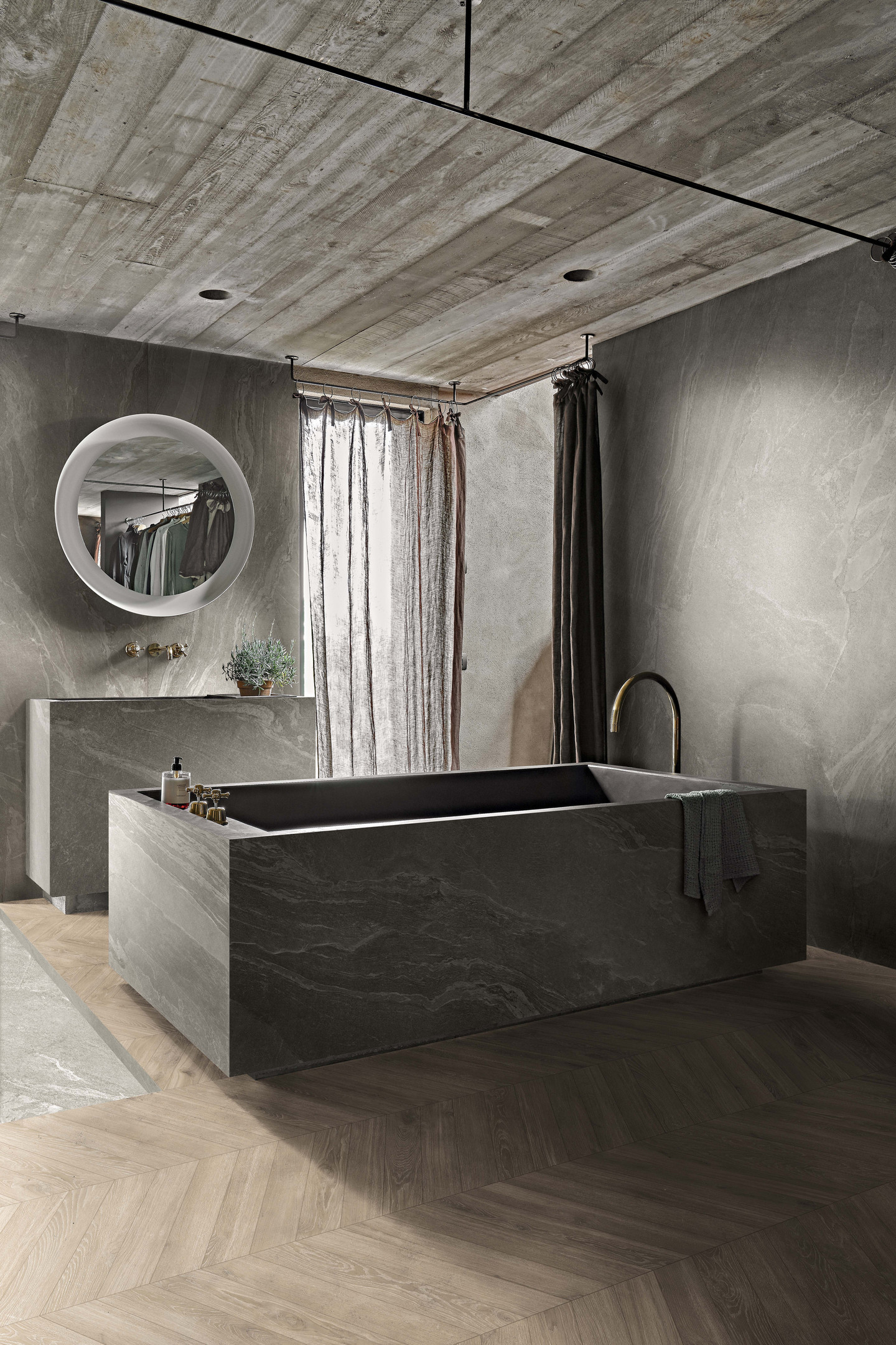 776475 На пол Woodslate Life Dove Matte Ret 60x60 - фото 27