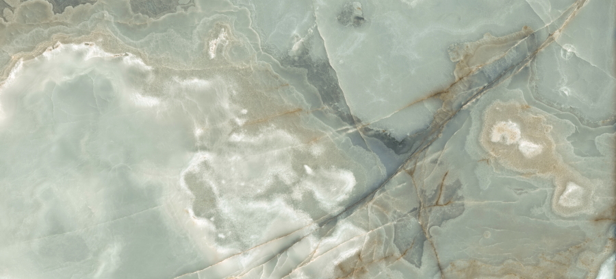 774481 На пол Reves De Rex Jade Glossy 6mm 120x280 - фото 2