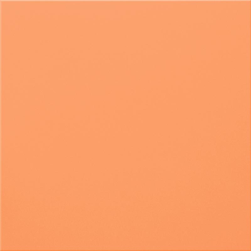 UF026PR На пол Моноколор Насыщенно-оранжевый Полированный