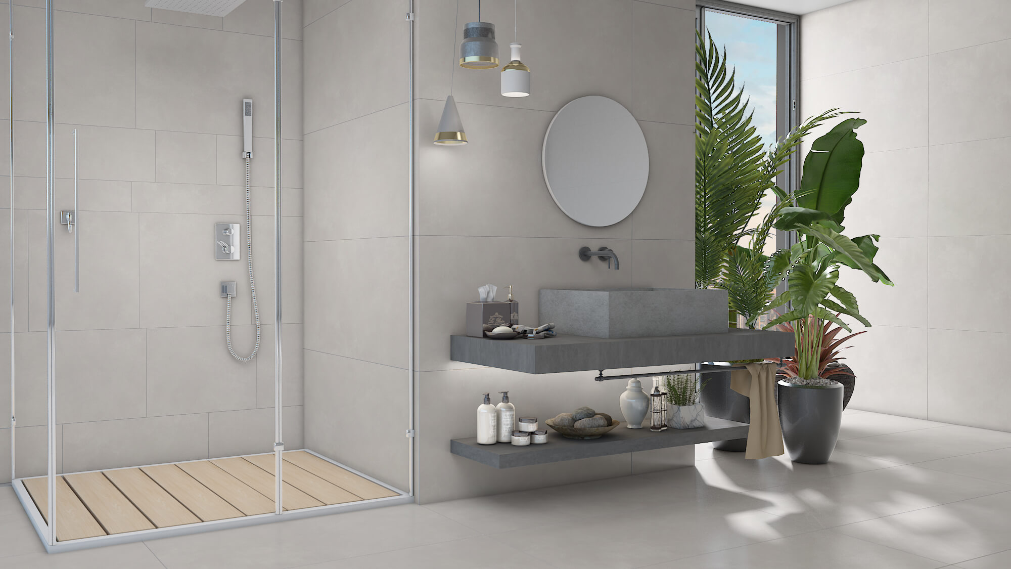 933  На пол Cement Flake Mud 180x120 - фото 16