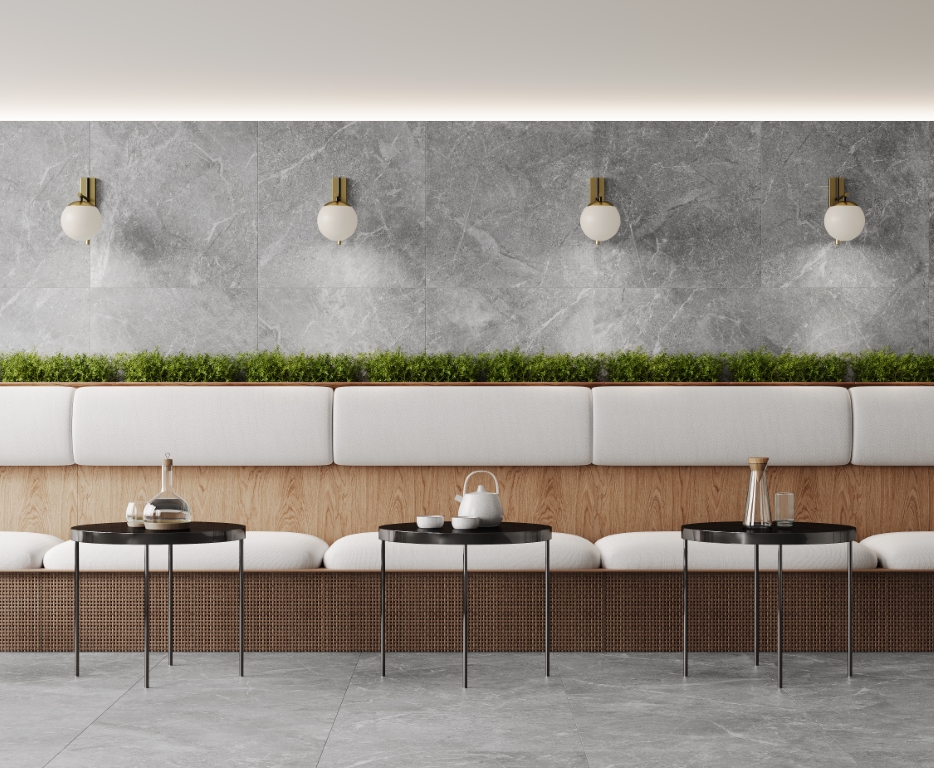 На пол Rocky Grey PRO Серый матовый R10GR STR 80х80 - фото 13