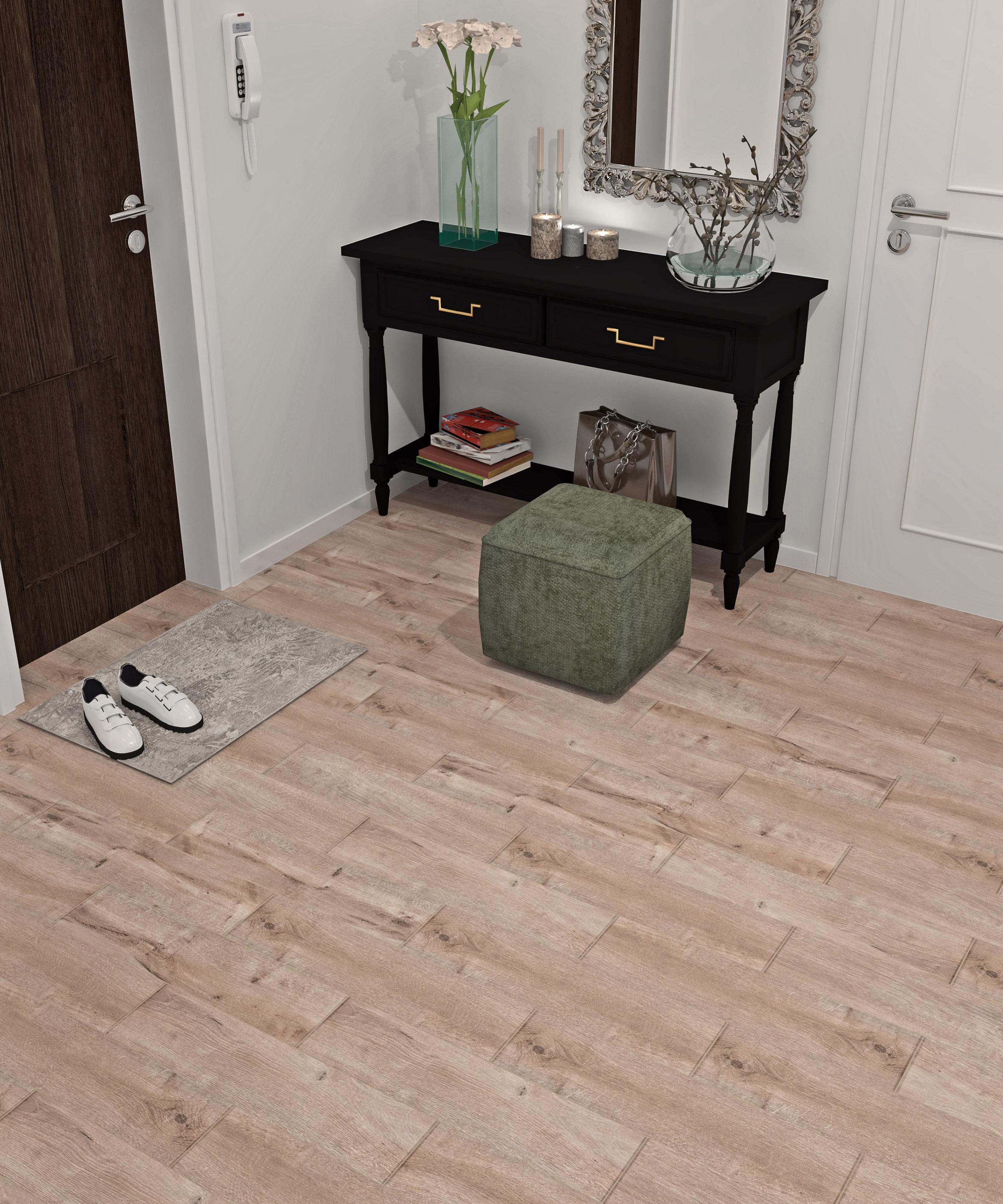 На пол Lukas Коричневый 59.4x14.7 - фото 2