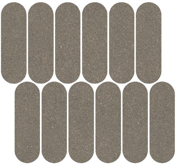 ID146 Декор Джиминьяно Наборный Коричневый Матовый Натуральный 30x32 - фото 4