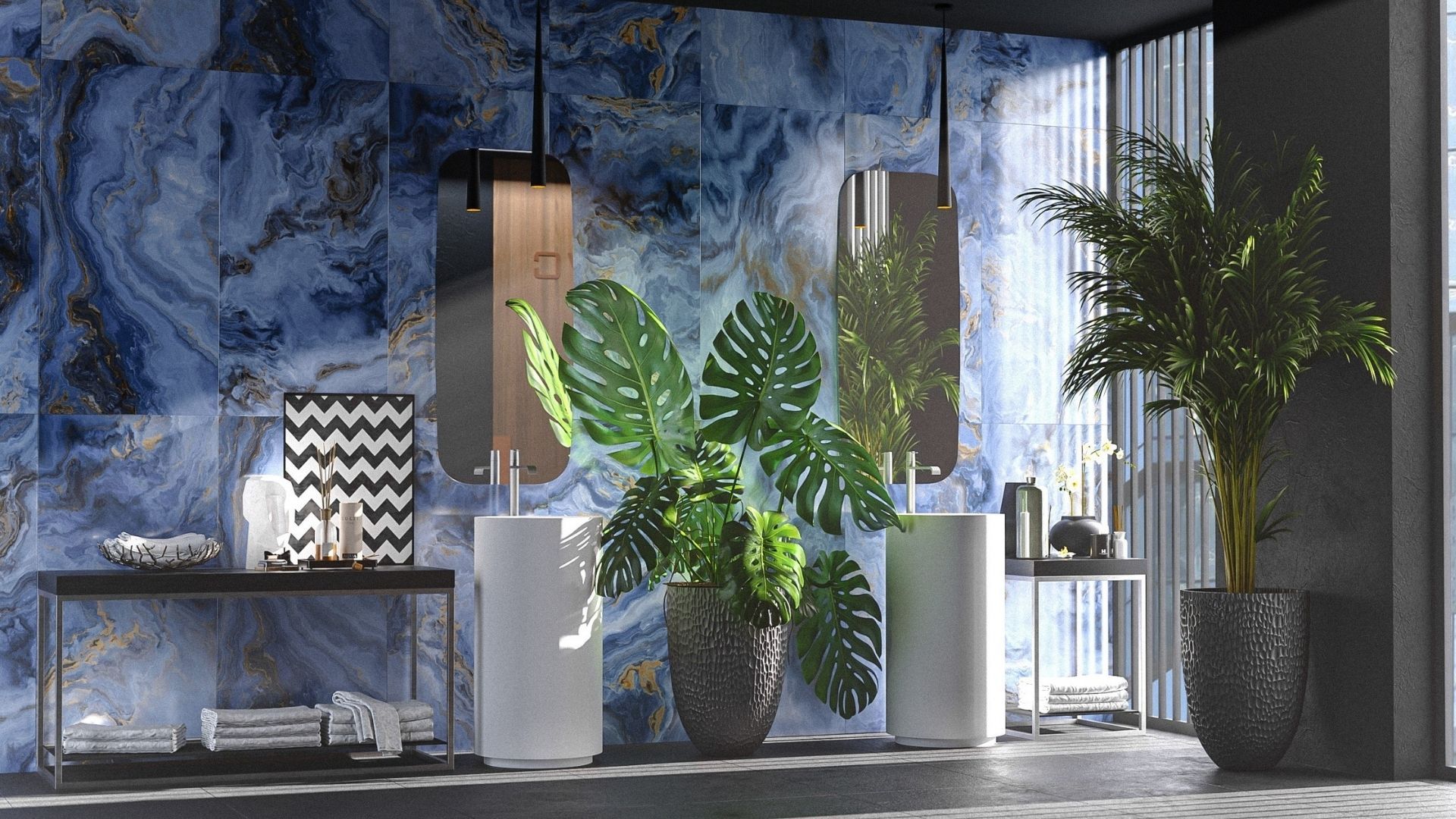 N20352 На пол Luxury Arabesque Grey Polished 60x120 - фото 14