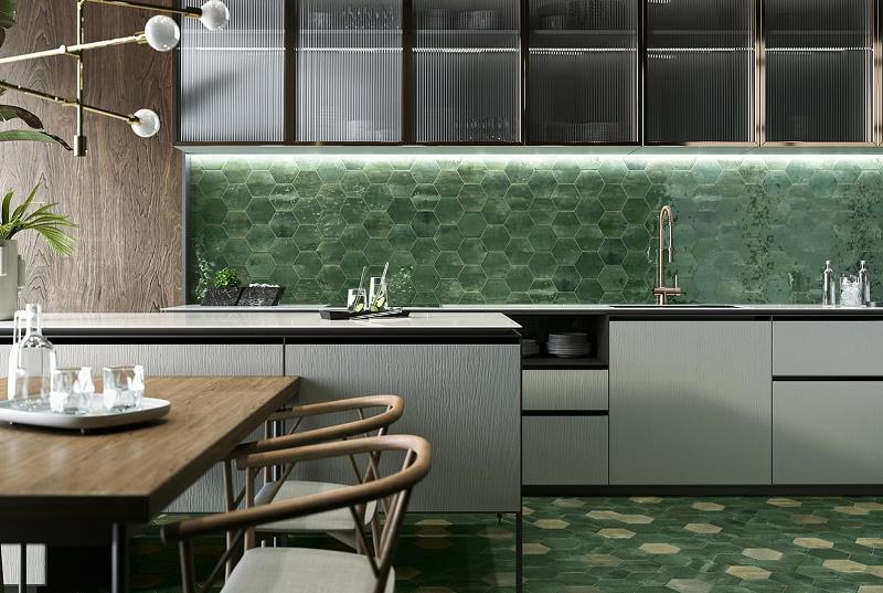 PT03154 На пол Hope Hex Blue Matt - фото 2