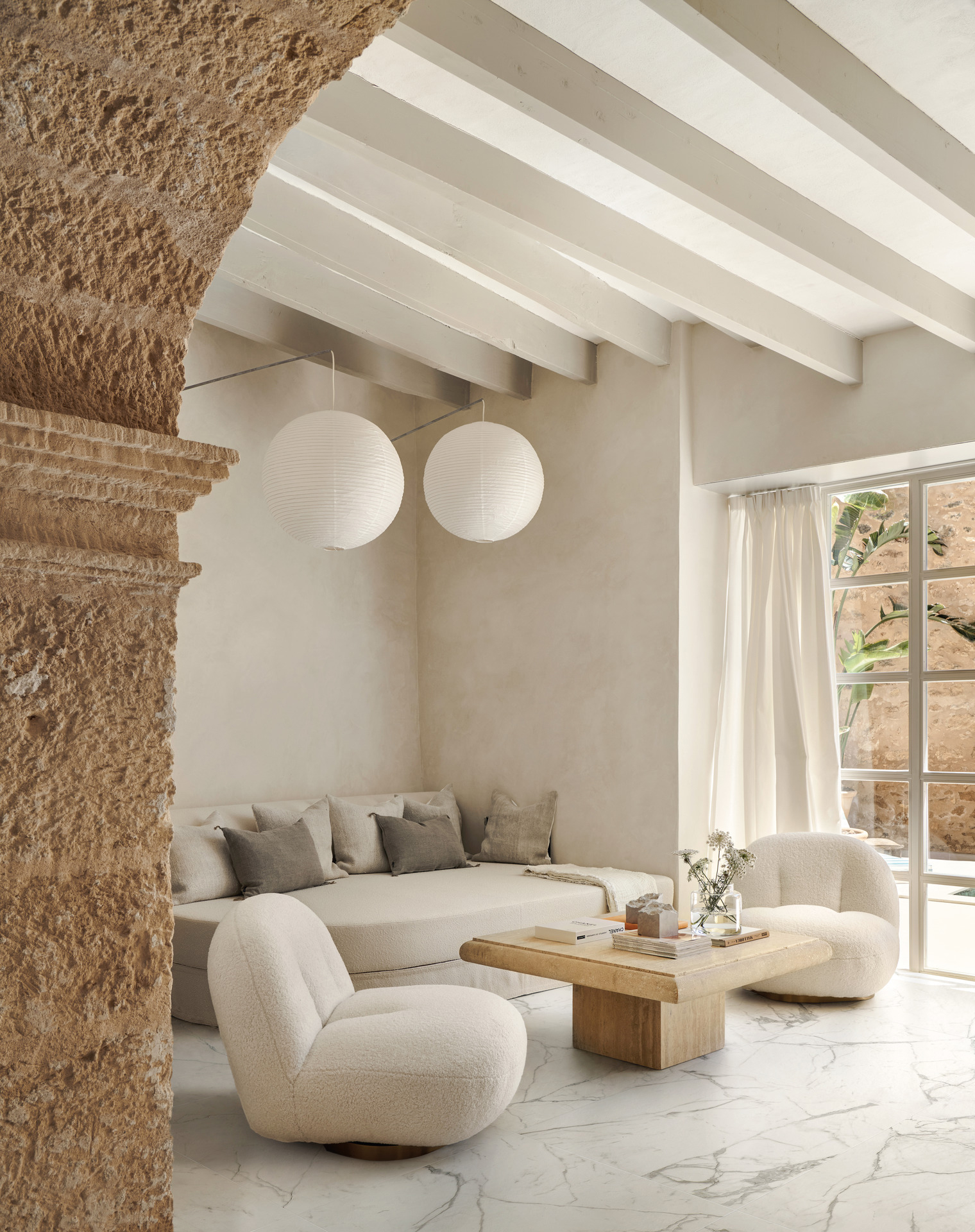 MN43 На пол Fabula Marfil Rt 60x120 - фото 3