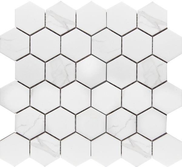 PMMT83017  Настенная Homework Hexagon small Carrara Matt
