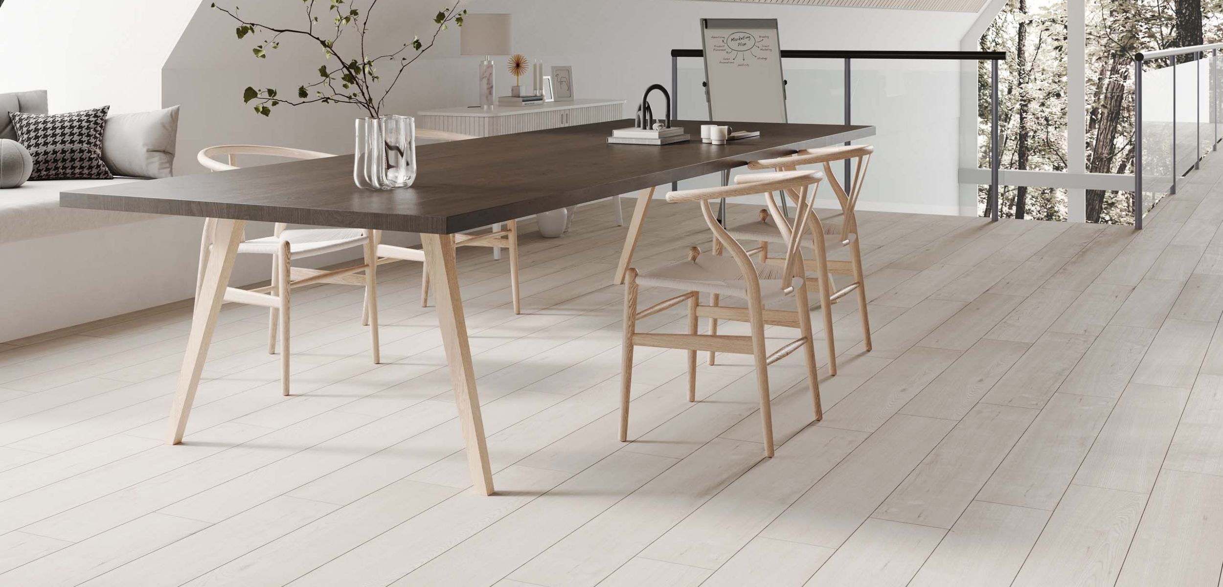 Mosaic/CW02_NR/25x28,5/Hexagon Декор Classic Wood CW02 Dark Grey Hexagon Неполированный 28.5x25 - фото 12