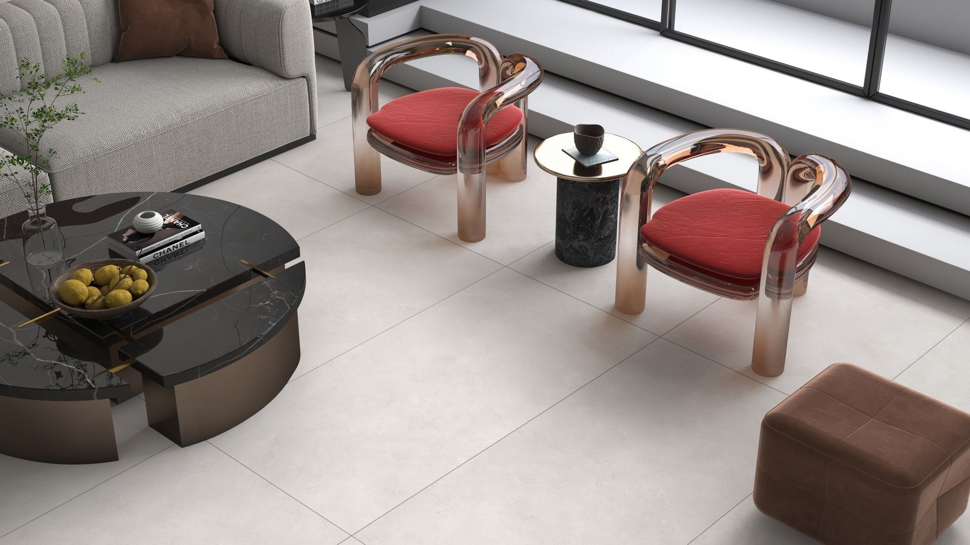 N12543 На пол Loft Concrete Grey Matt 60x120 - фото 15