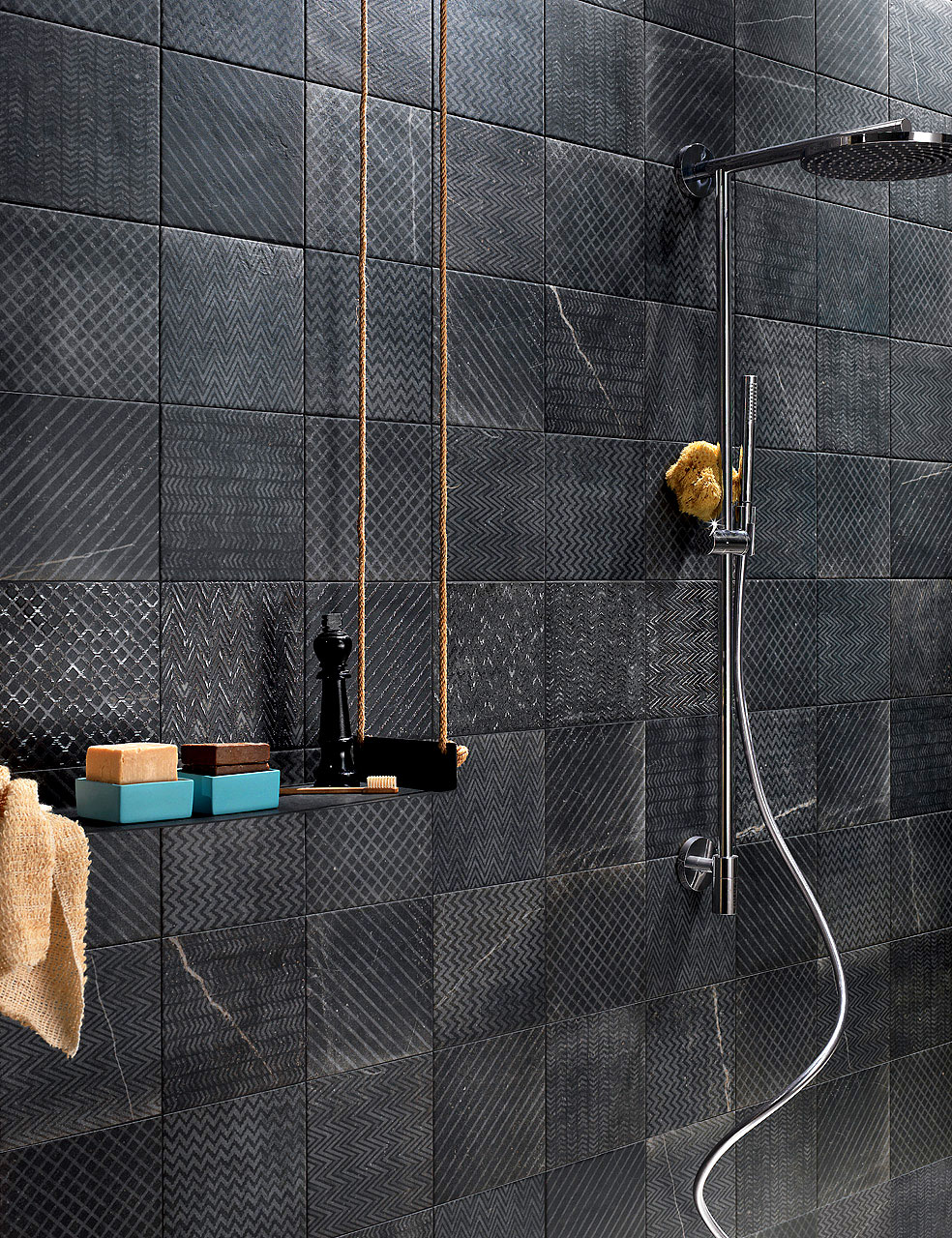 fMJ9 На стену Maku Grey Random Mosaico 30.5x30.5 - фото 42