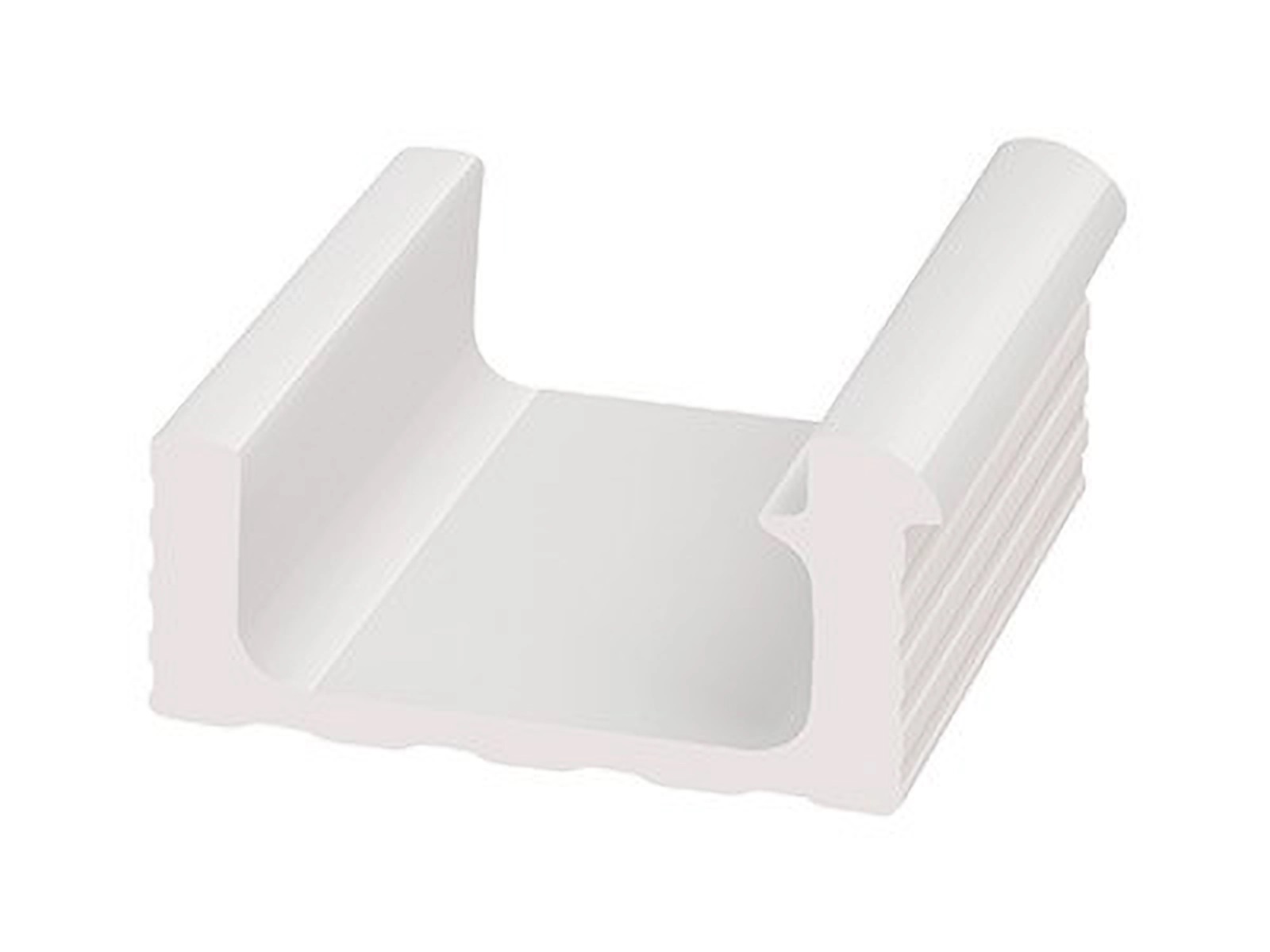 KP203 Декоративная вставка Olympic Series Переливной лоток керамический White 29x24.5