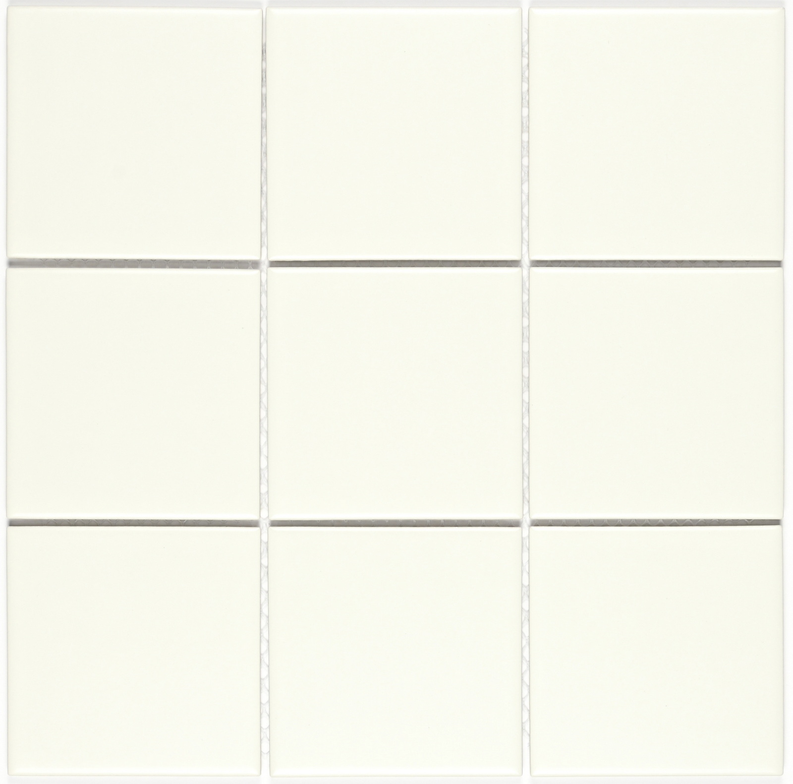 На пол Керамическая мозаика Maxi white 6х97х97 297х297