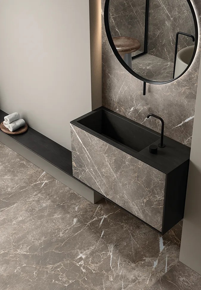 A2O2 На пол Elements Lux Silver Grey Nat Rt 60x60 - фото 15