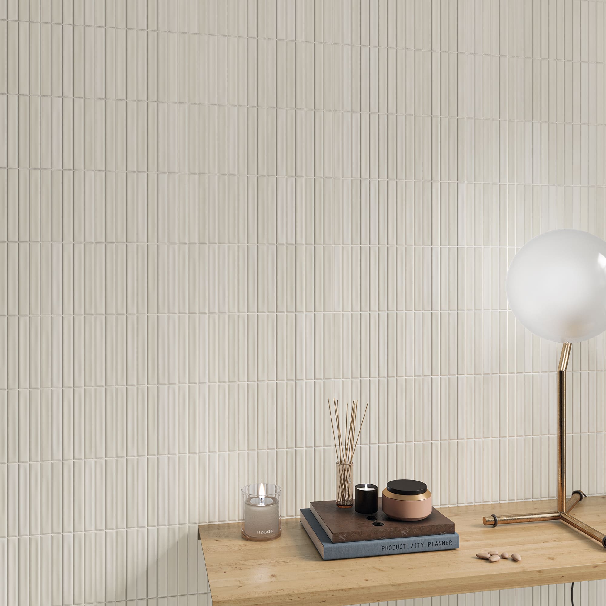 130063 На стену Spark Picket Ivory Glossy 4.3x24.3 - фото 8