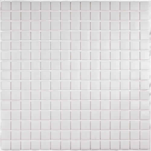 Simple White 4*20*20 327*327 Напольная Керамическая мозаика Simple White (на  бумаге)