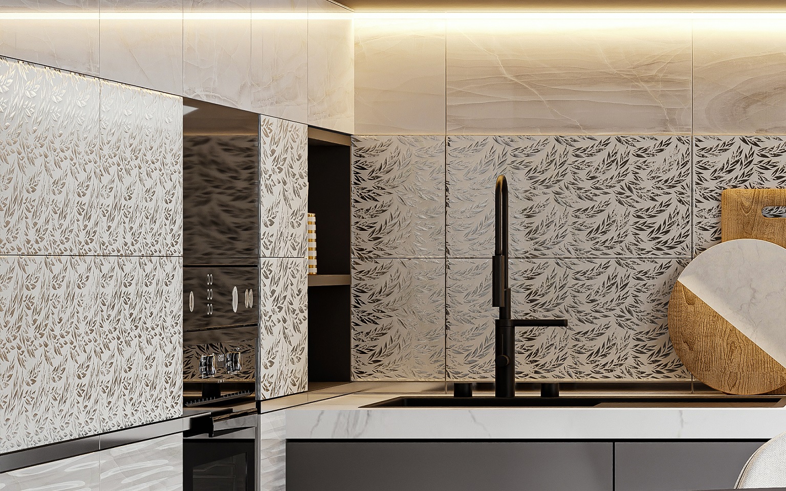 Декор Палермо Светлый D - фото 4