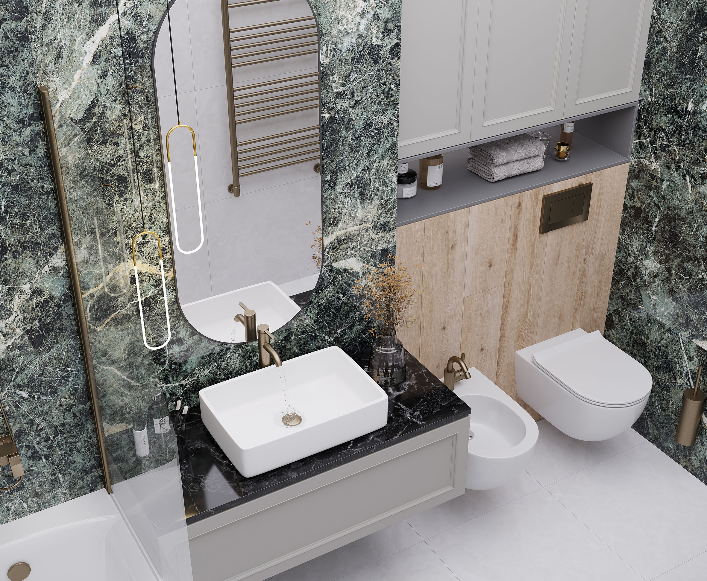 На пол Nembus Green 60x120 Полированный - фото 8