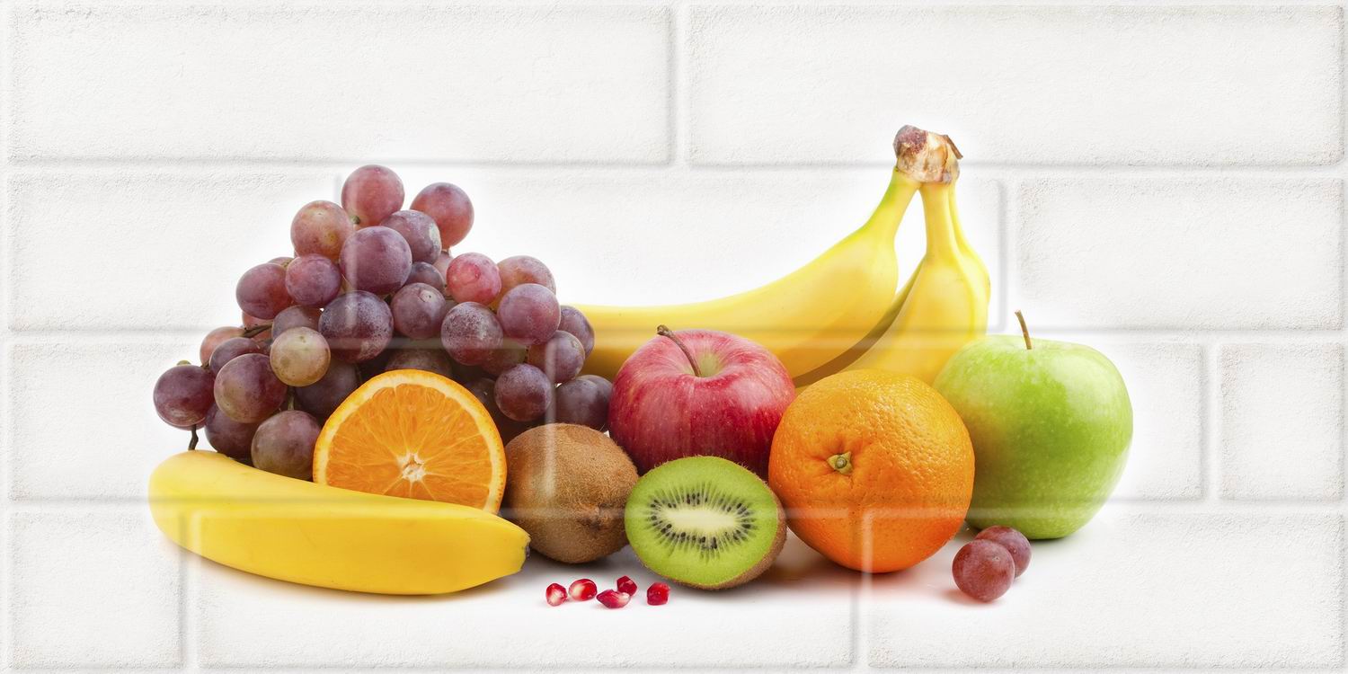 C0000039440 Декор Брик Кремовый 1 экзотик фрукты