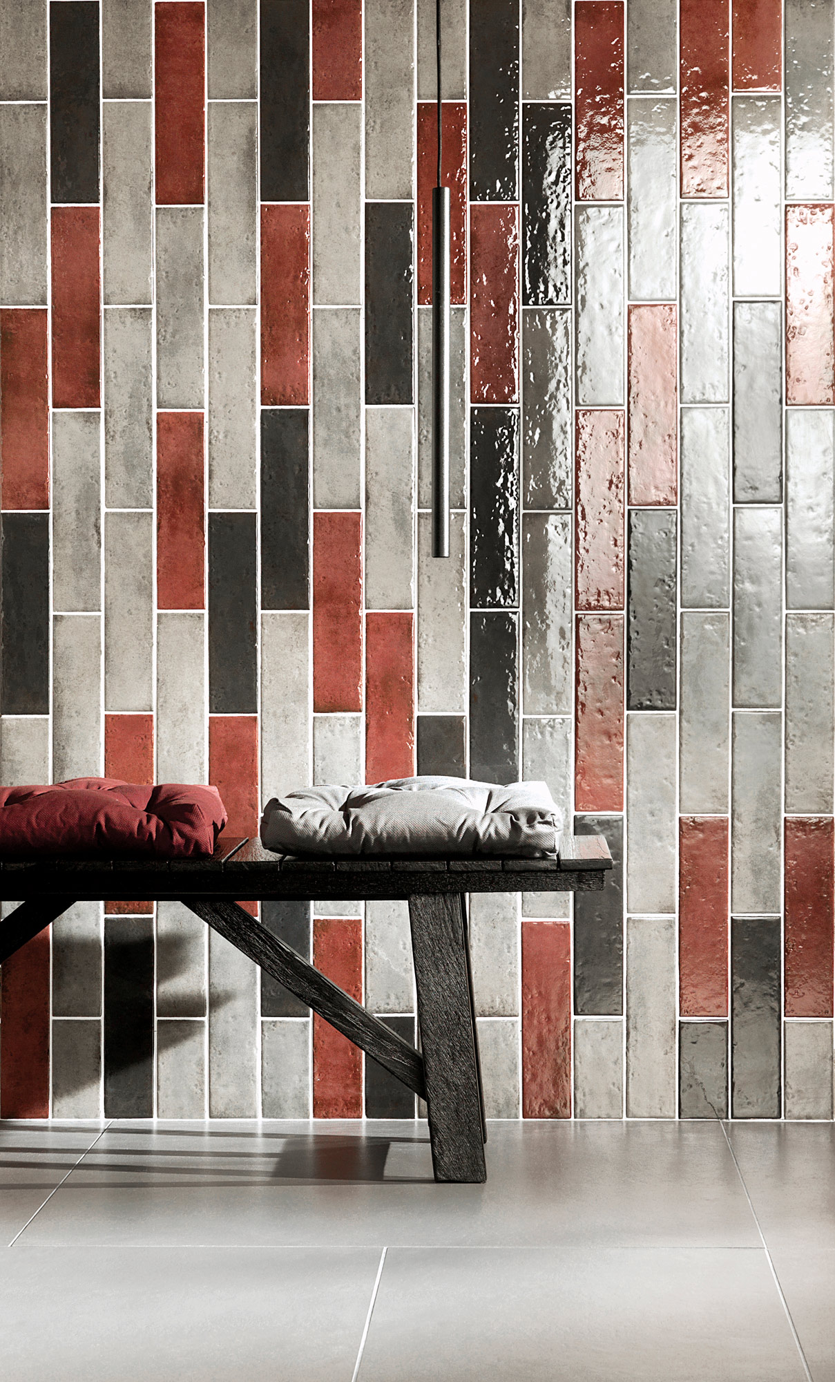 154505 На стену Oxida Brick Green 7.5x30 - фото 22