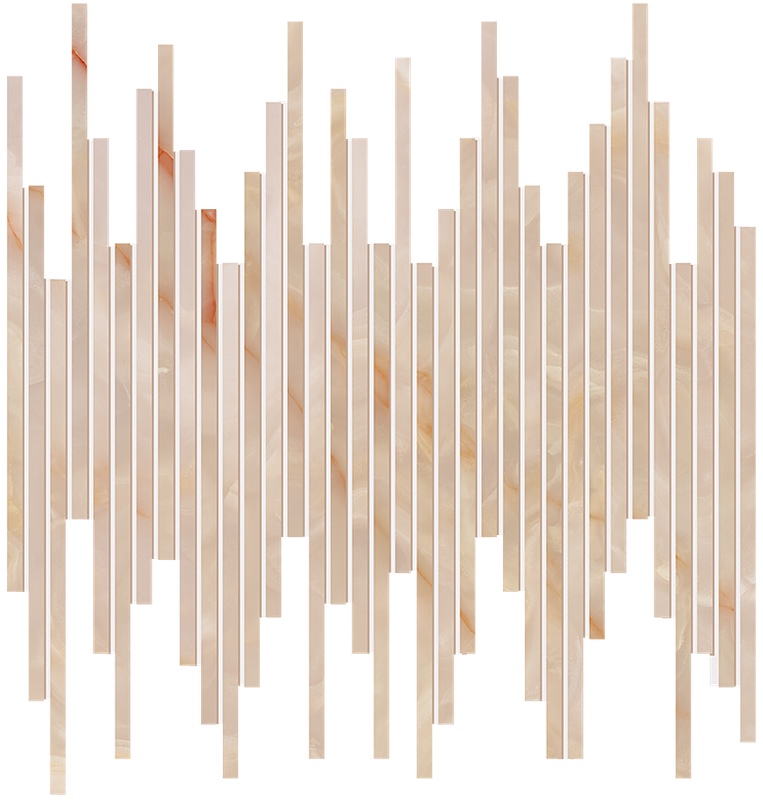 fRZ3 На стену Gemme Rosa Tratti Mosaico Brillante 30x30