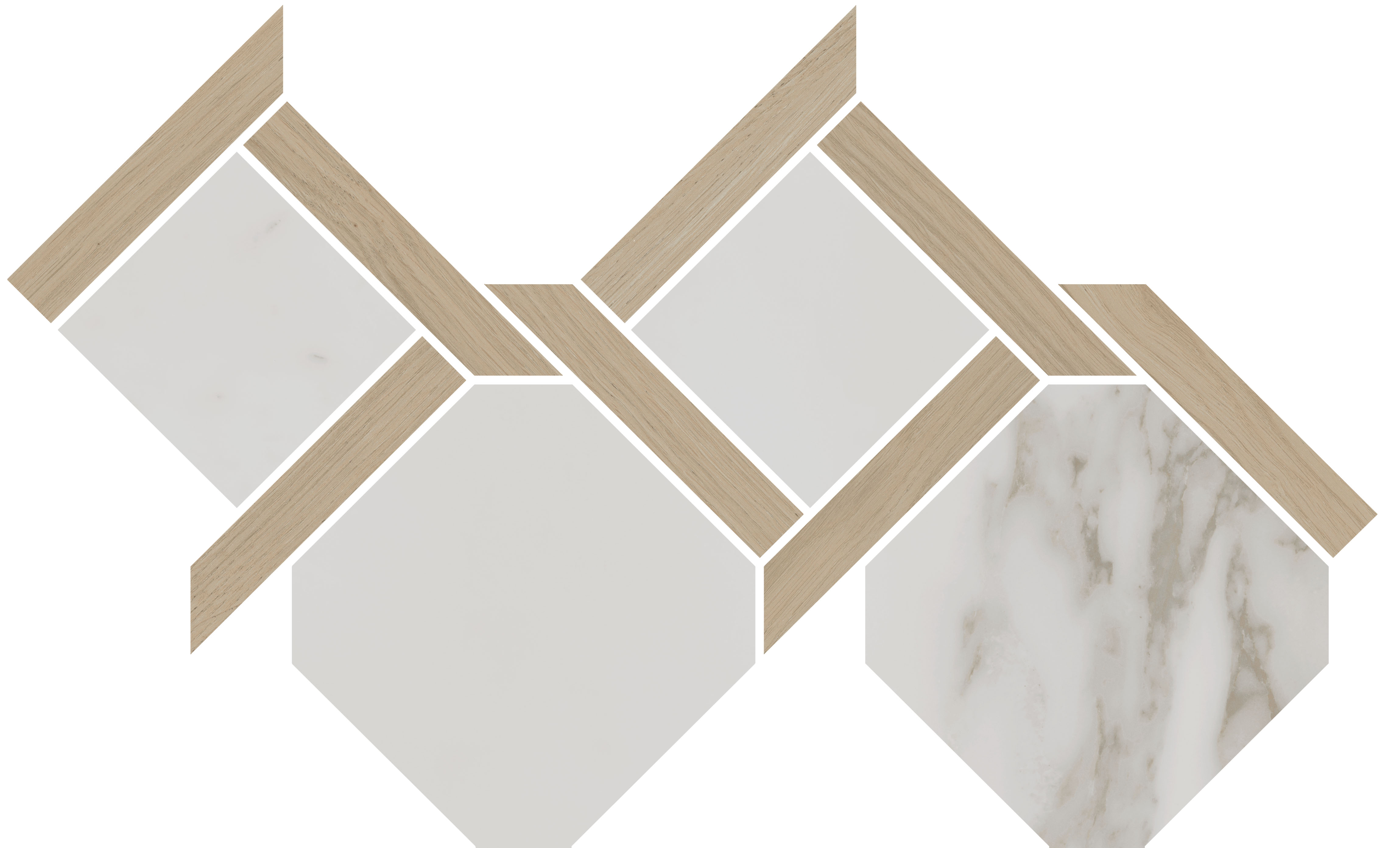 ID168 Декор Монте Тиберио Наборный матовый 48x29.5x0.9