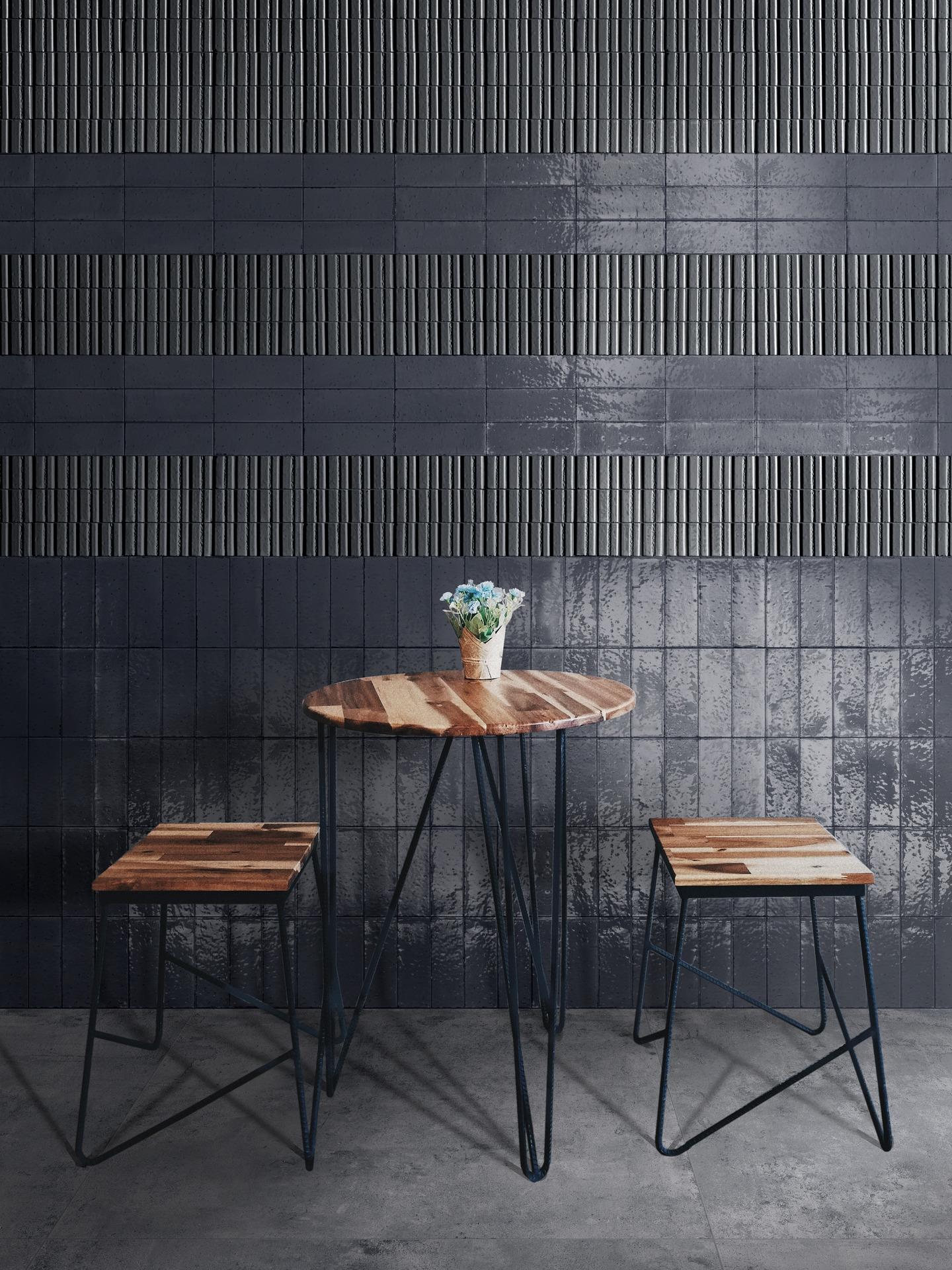 RAER На стену Glace Struttura 3D Raye Blu Notte Glossy - фото 7