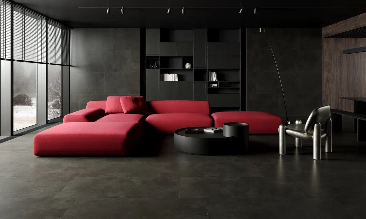 933  На пол Cement Flake Mud 180x120 - фото 22