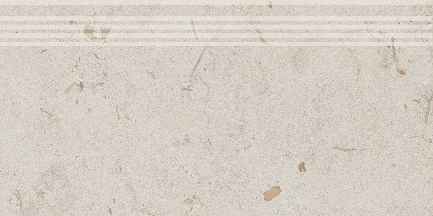 DD205520R/GR Ступень Про Лаймстоун Бежевый натуральный с насечками 9мм 60х30 - фото 3