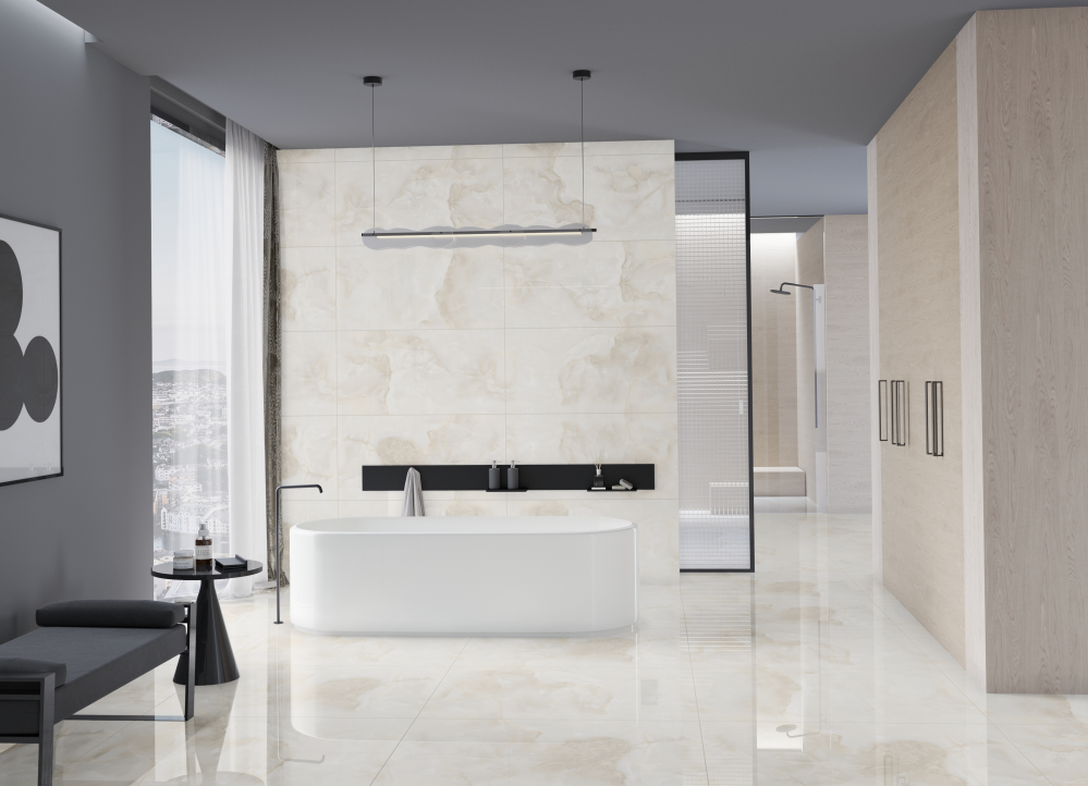 R0028-GL На пол Onyx Light Live Полированный 600x1200 - фото 6